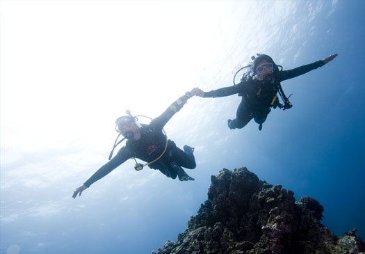 Schlagen die Strömung mit dem PADI Strömung Taucher kurs