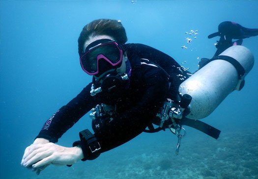 Learn to dive PADI Sidemount in Bali